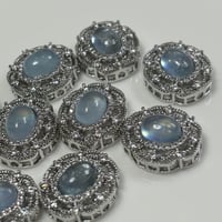 ︎✿【同梱限定】270-Ｓ キャッツアイアクアマリン パーツ 16×14