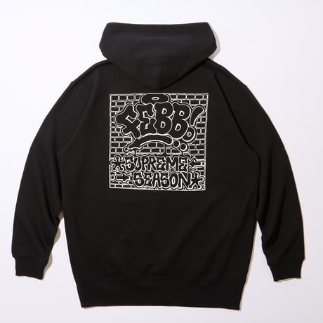febb SUPREME SEASON HOODIE BLACK （10.0 Oz / 裏起毛）