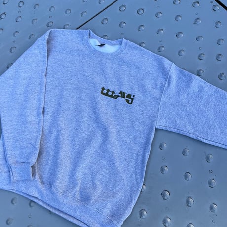WDsounds “INDUSTRY LOGO” CREWNECK SWEAT GRAY