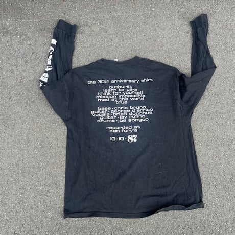 OUTBURST 30th anniversary LONG SLEEVE T-SHIRTS ( USED )