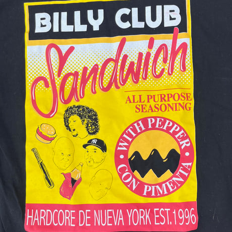 BILLY CLUB SANDWICH all purpose seasoning T-SHIRTS ( USED )