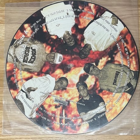 WARZONE don’t forget the strrugle / open your eyes LOST & FOUND / PICTURE盤 USED LP