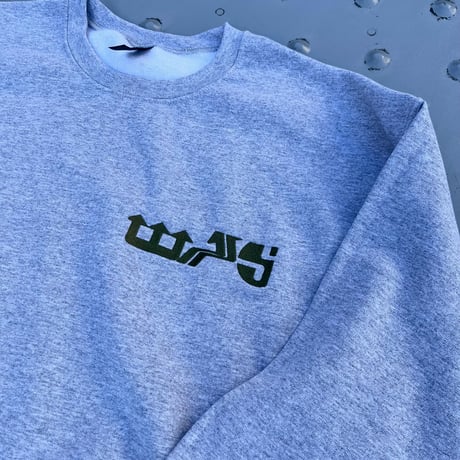 WDsounds “INDUSTRY LOGO” CREWNECK SWEAT GRAY