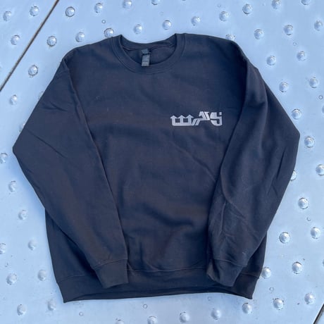 WDsounds “INDUSTRY LOGO” CREWNECK SWEAT BLACK