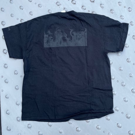 BURN square logo T-SHIRTS ( USED )