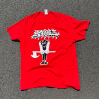 REVOLT (CHRIS BEE) T-SHIRTS RED L size ( USED )