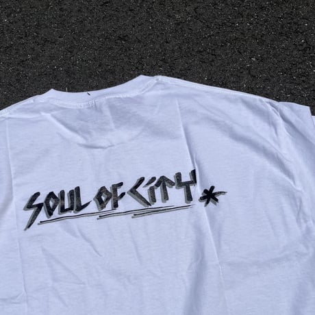 ERA soul of city T-SHIRTS  WHITE