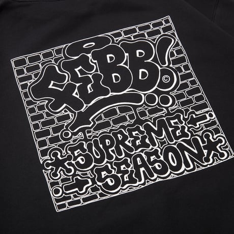 febb SUPREME SEASON HOODIE BLACK （10.0 Oz / 裏起毛）