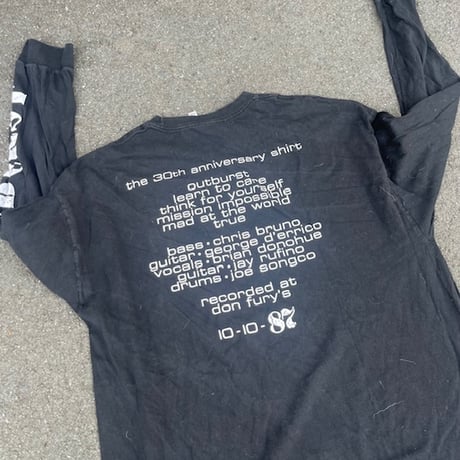 OUTBURST 30th anniversary LONG SLEEVE T-SHIRTS ( USED )