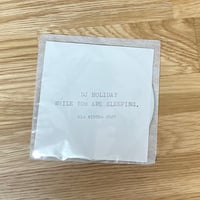 DJ HOLIDAY WHILE YOU ARE SLEEPING. MID WINTER 2025 MIX CD-R
