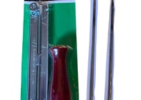 FUJIMI ヤスリハンドル ホルダー セット 4mm 4.8mm ソーチェーン チェンソー 替刃 目立て 平やすり 丸やすり 兼用