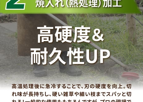 FUJIMI シュレッダーブレード 3枚刃 厚み2.5mm 3mm 4mm 替刃 3T 刈払機 草刈り機