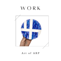 ☆世界にひとつ☆Wave||珪藻土使用のテクスチャーアート | Art of ARP