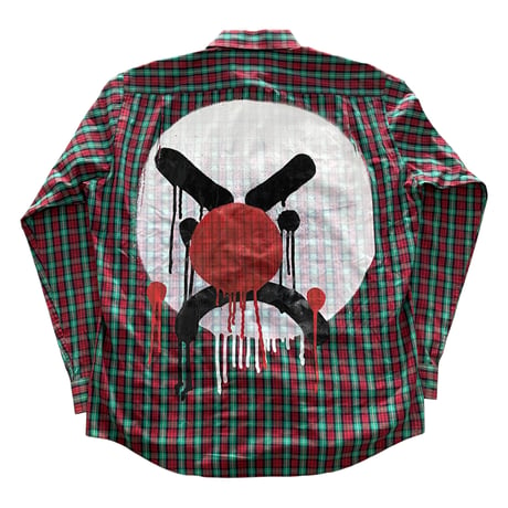 Liter"no name"長袖チェックシャツsize L④
