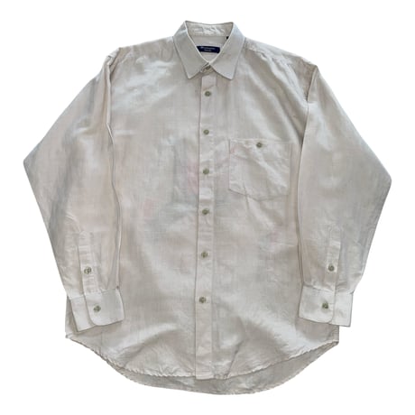 Liter"no name"長袖リネンシャツsize M③