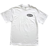 ACME PAINTクロップド丈Tシャツ白
