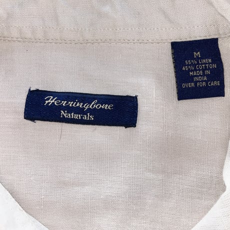 Liter"no name"長袖リネンシャツsize M③