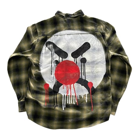 Liter"no name"チェックネルシャツ①size L