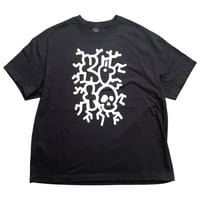KATO プリントTシャツ黒◉ステッカー&パッチ付き
