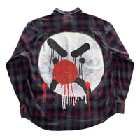 Liter"no name"チェックネルシャツsize XL②