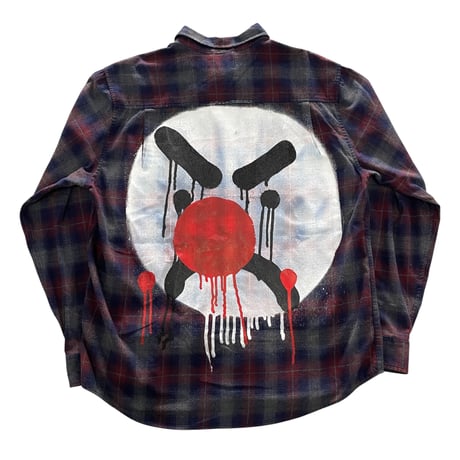 Liter"no name"チェックネルシャツsize XL②