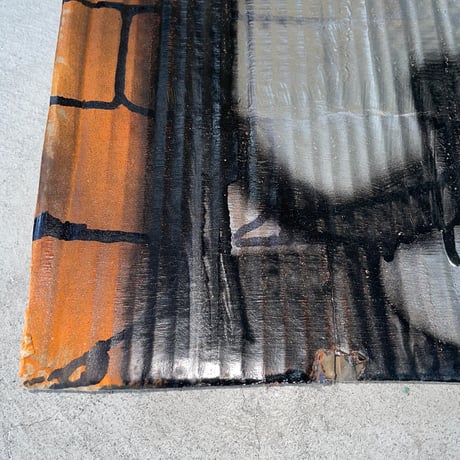 Liter Hand Paint Cardboard