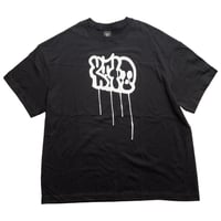 KATOプリントTシャツ黒③◉ステッカー&パッチ付き