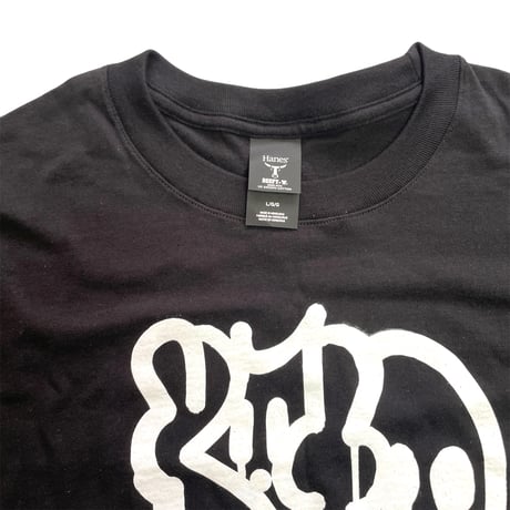 KATOプリントTシャツ黒③◉ステッカー&パッチ付き