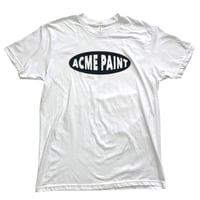ACME PAINTロゴTシャツ白