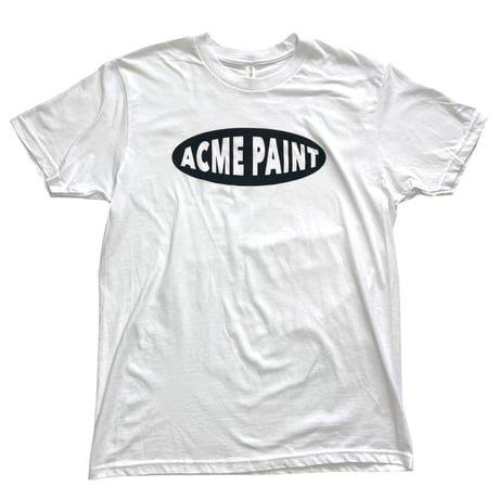 ACME PAINTロゴTシャツ白