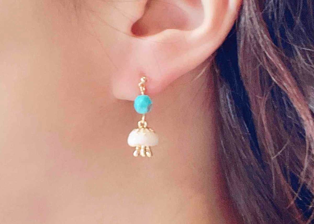 【ちびみか】クラゲピアス ちびみか様専用】クラゲピアス ちびみか様専用】クラゲピアス ちびみか