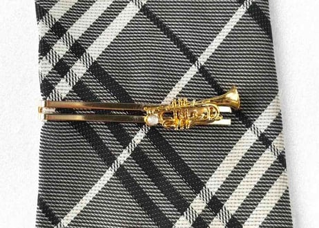 ネクタイピン10 トランペットgold