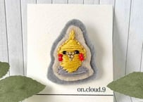刺繡ブローチ17 オカメインコ