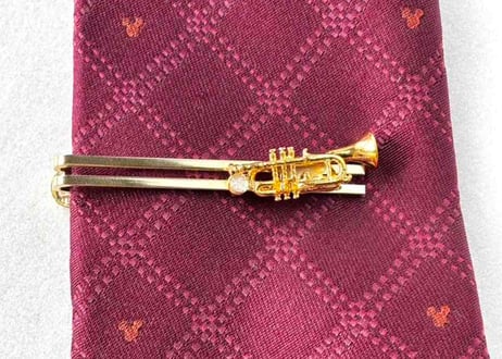 ネクタイピン10 トランペットgold