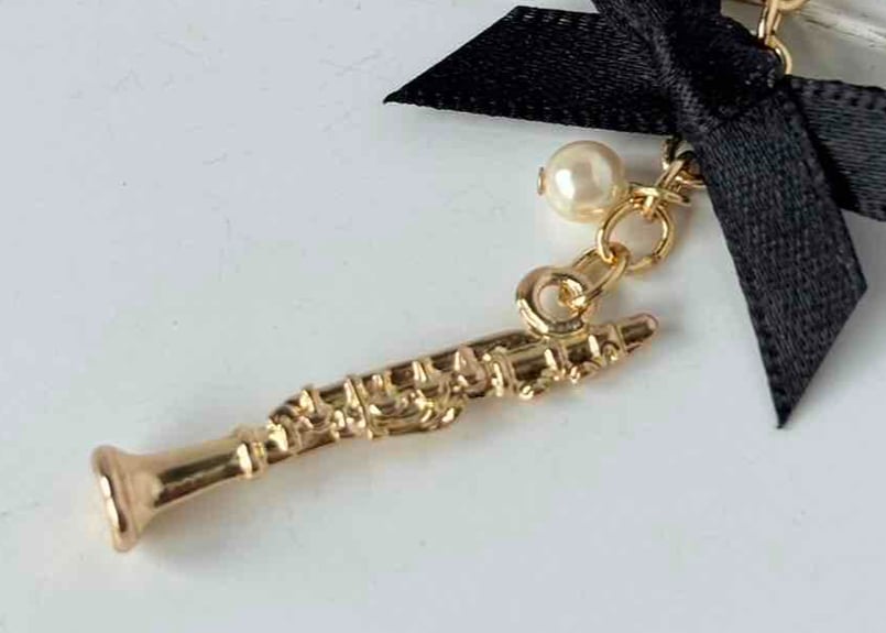 リボンファスナーチャーム001 クラリネット | on.cloud.9 オンクラウド