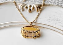 モチーフネックレス13 スネアドラムgold