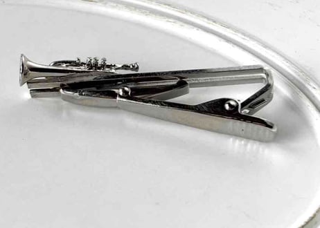 ネクタイピン06 トランペットsilver