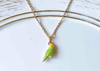モチーフネックレス11 セキセイインコ-2