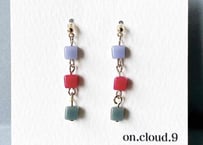 キュービックピアス01（イヤリング変更可）