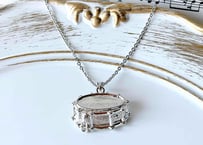 モチーフネックレス14 スネアドラムsilver