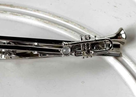 ネクタイピン06 トランペットsilver