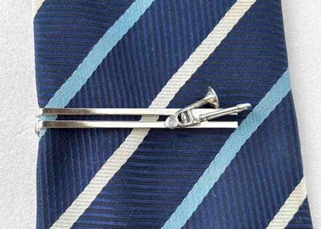 ネクタイピン08 トロンボーンsilver