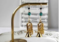 モチーフピアス227 ユーフォニアムgold（イヤリング変更可）