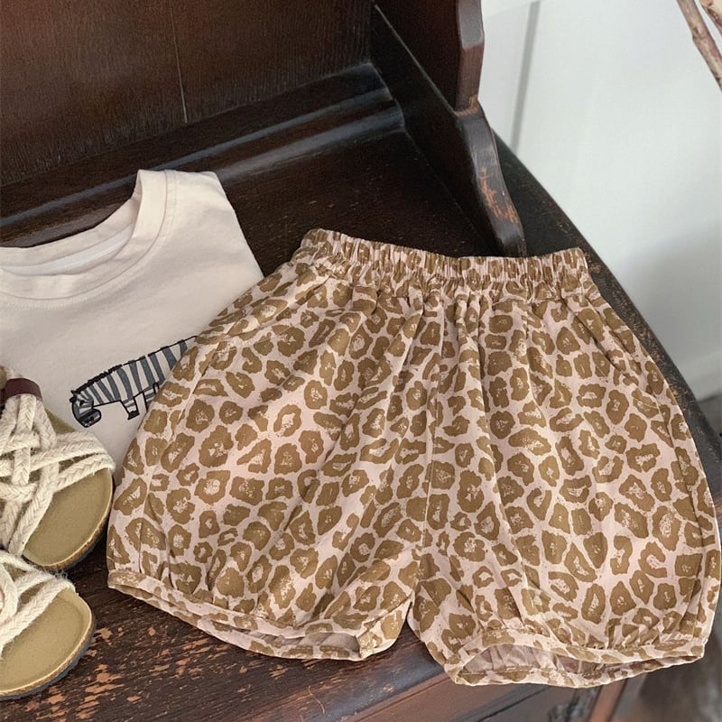 d.i.a/ヒョウ柄ファーポケ★ニットショートパンツ mp12367- レオパード柄ショートパンツ（その他パンツ）｜CAMBIO