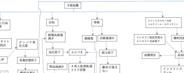 周術期】関連図 | ナススタ☆ 看護学生の実習＆国試サポート