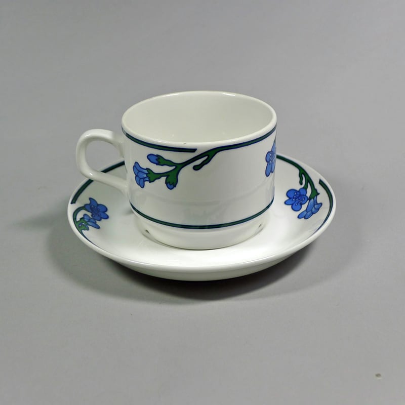 Rorstrand ロールストランド Ingrid （青い花）コーヒーカップ