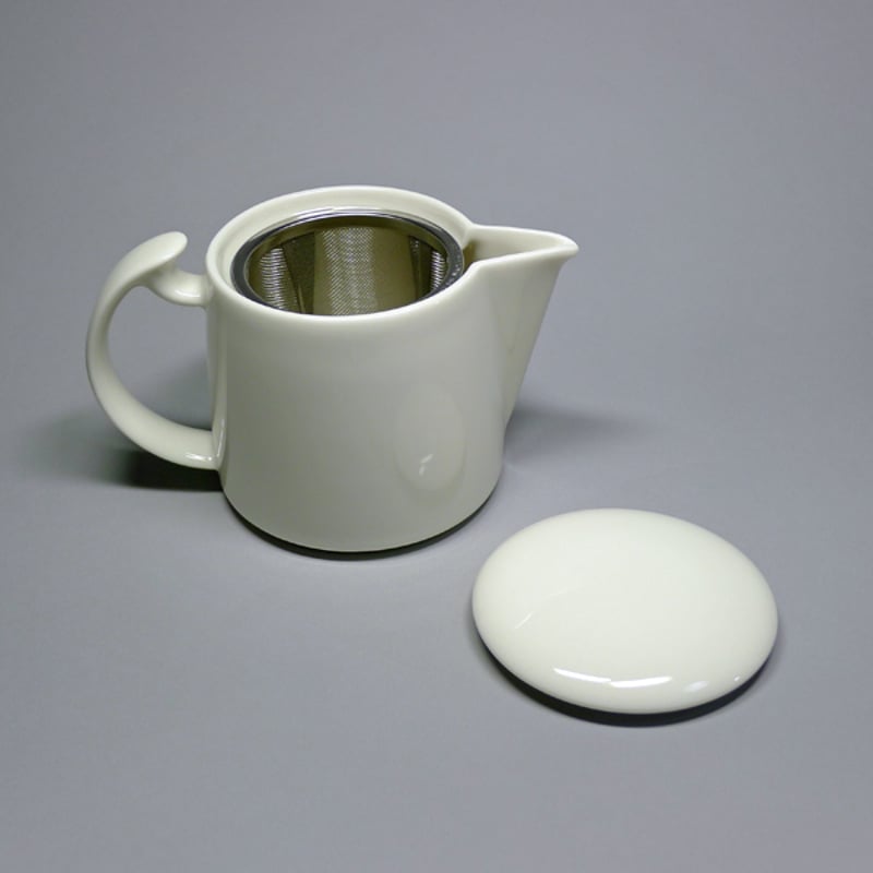 【即購入OK】Time & Style 小松誠 其泉窯製 グラフィックシリーズ 小松誠 ティーポット Cha-pot (CP-1) & 白樺マット | +++ FIKA ++