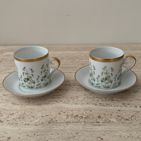 ヘレンドカップ&ソーサーデザートプレート2セット