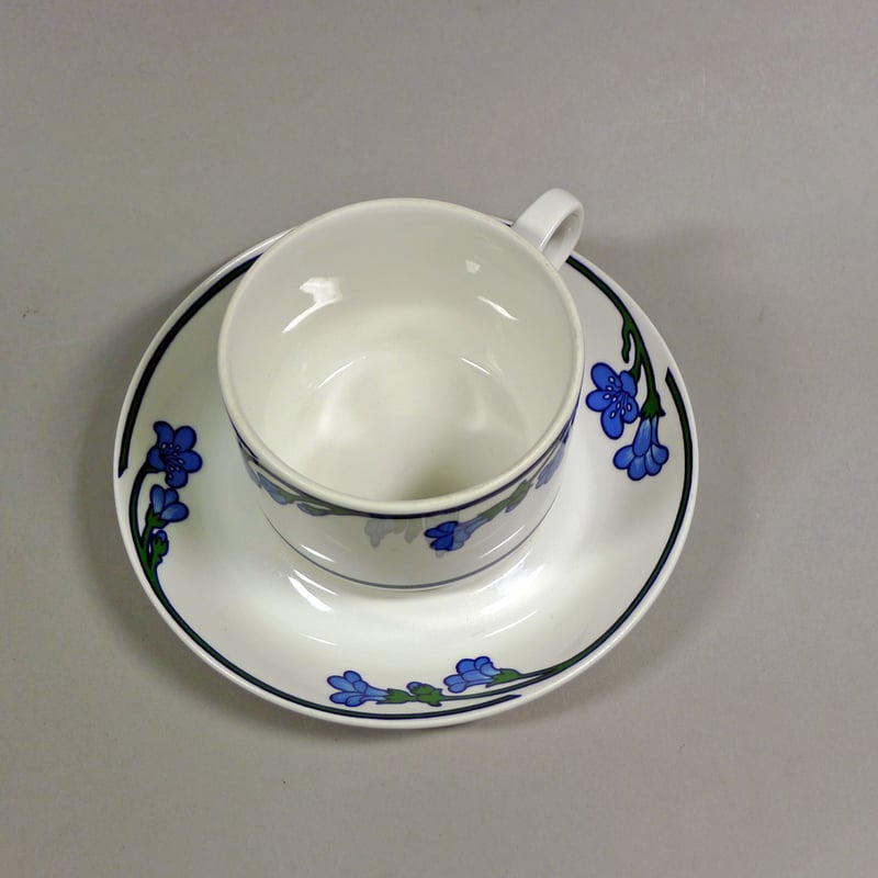 Rorstrand ロールストランド Ingrid （青い花）コーヒーカップ