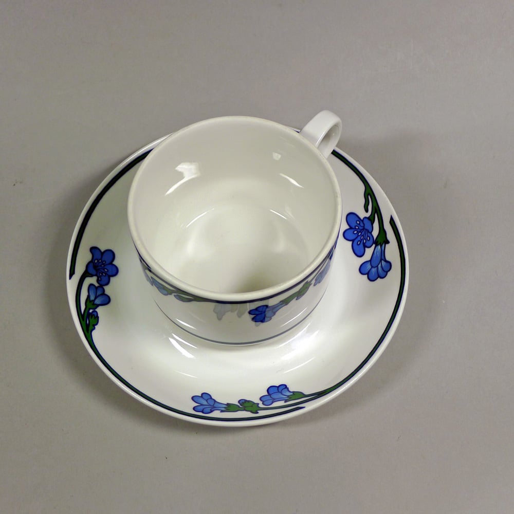 Rorstrand ロールストランド Ingrid （青い花）コーヒーカップ